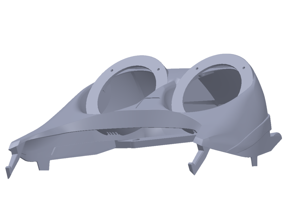 Twin headlight pods v1 · automotive lighting CAD