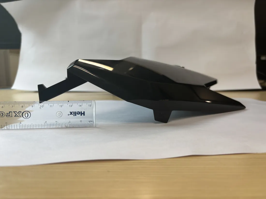 A vapour-smoothed 3D printed jet ski body part in glass-fibre PET