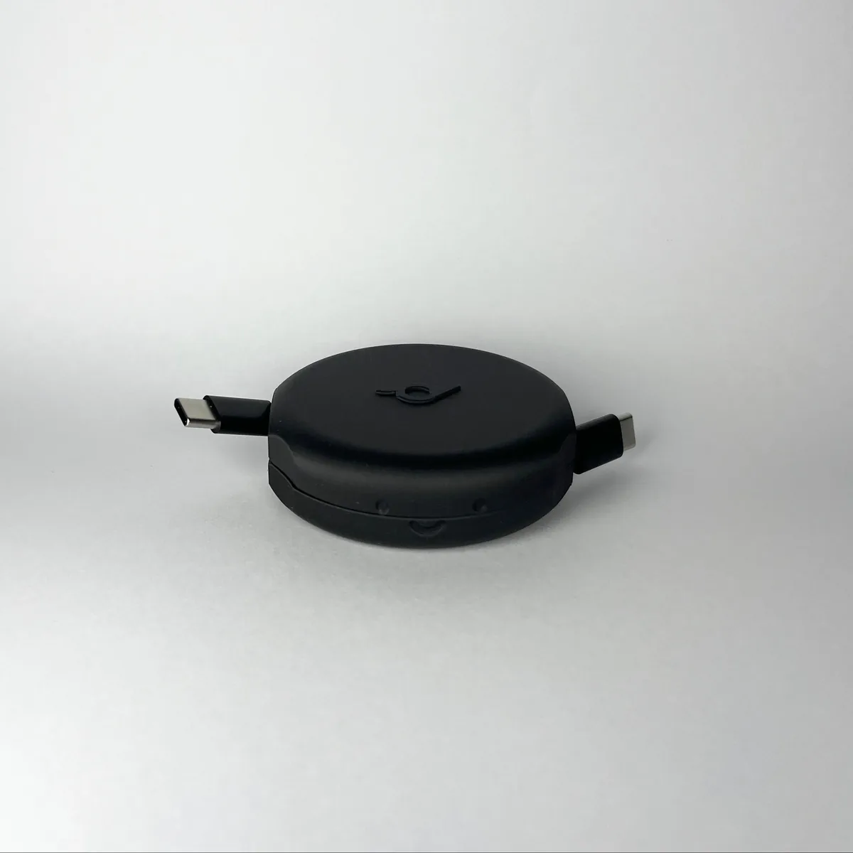 Matte black Pebbl 1 Mini cable organiser