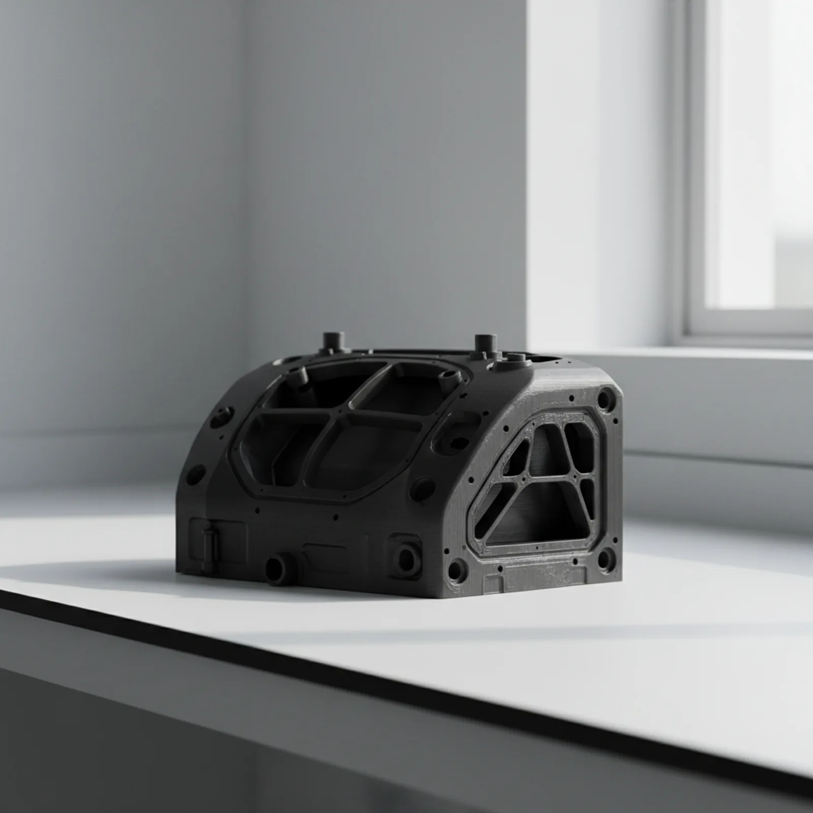 Flame-rated 3D-printed aerospace component