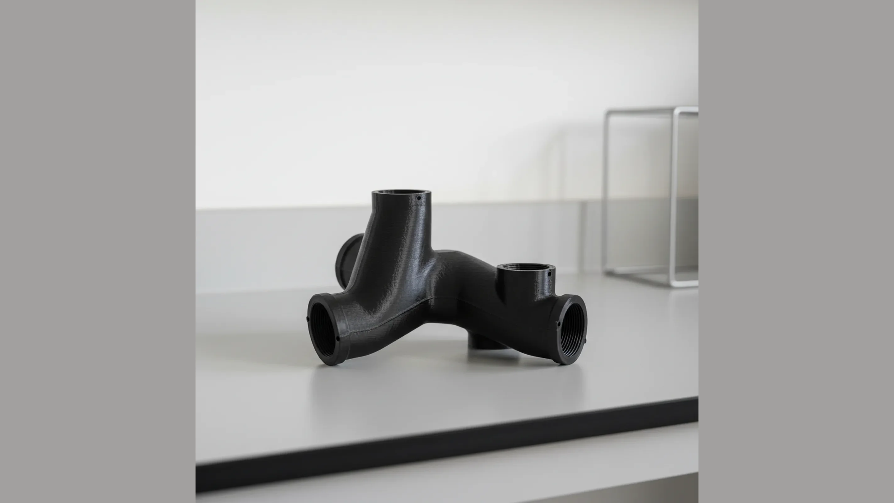 High-temperature 3D-printed manifold