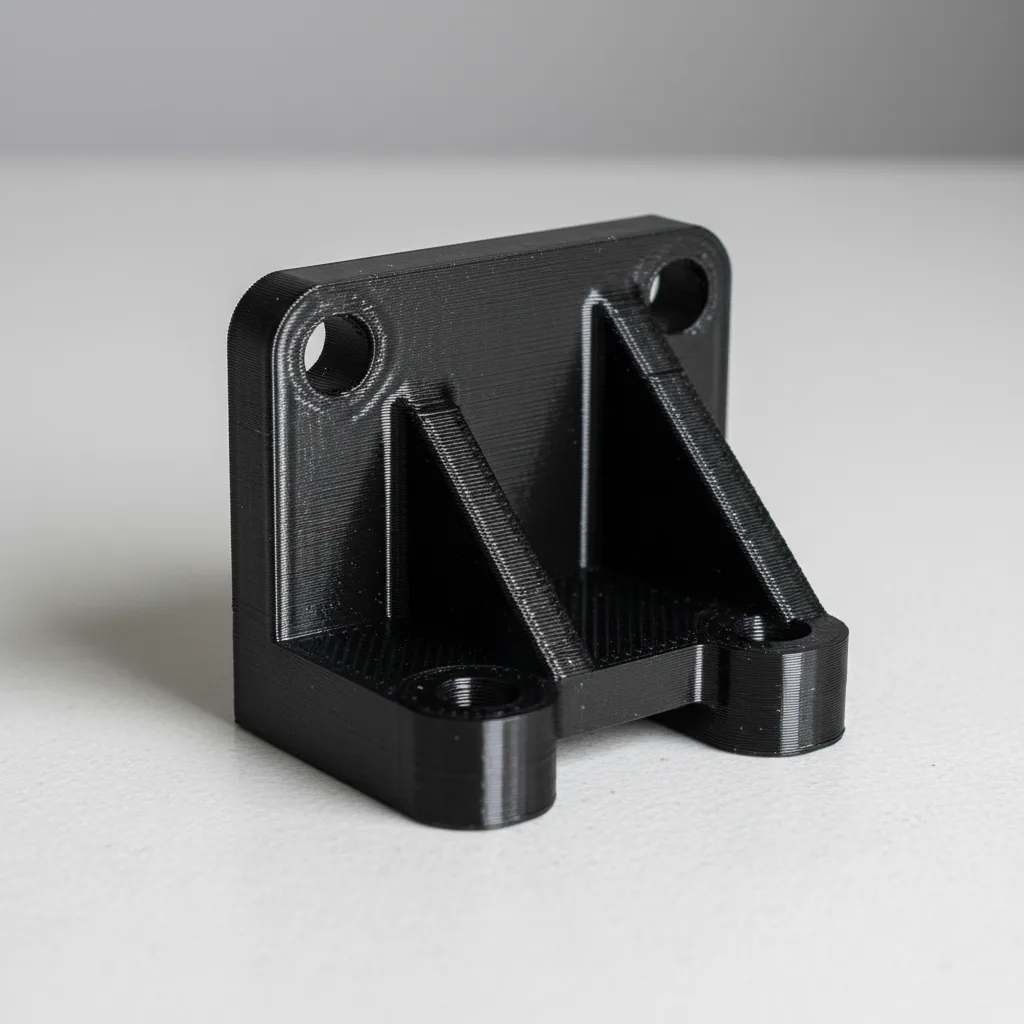 A 3D-printed PA612-CF automotive fuel-system mounting bracket
