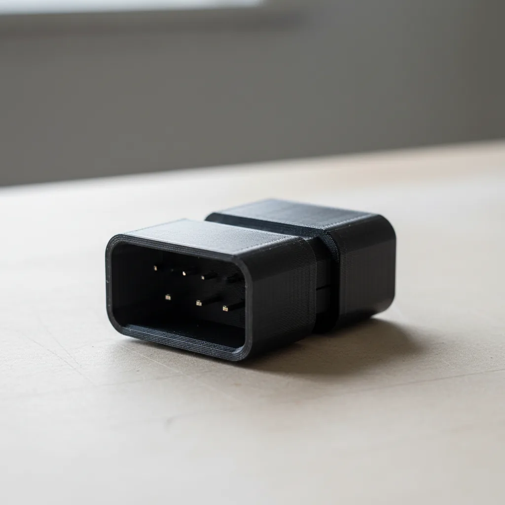 A 3D-printed PET-CF electrical connector housing assembly