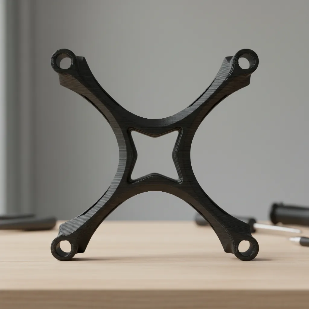 A 3D-printed PETG-rCF drone airframe arm structure