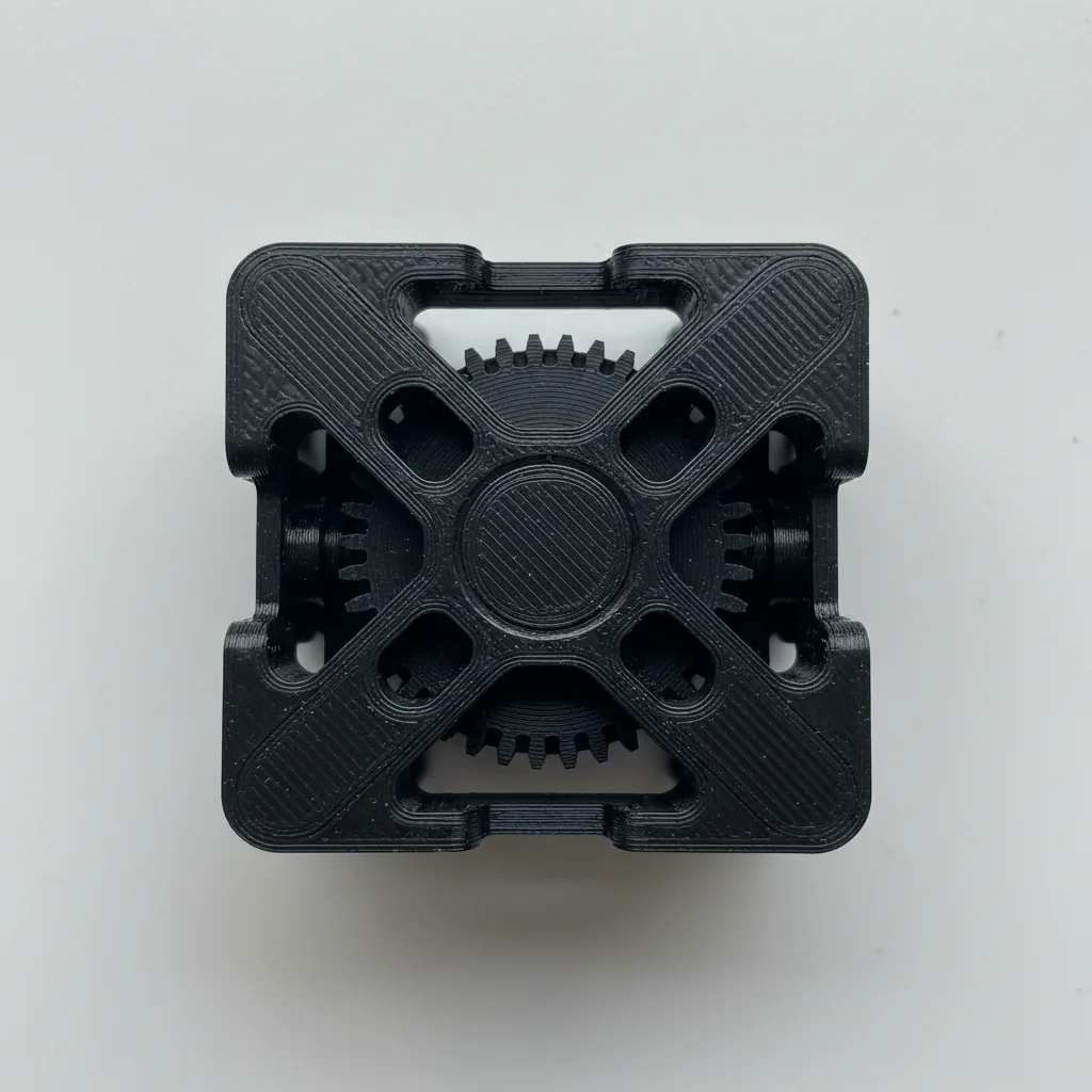 A 3D-printed PETG-rCF recycled-content engineering prototype