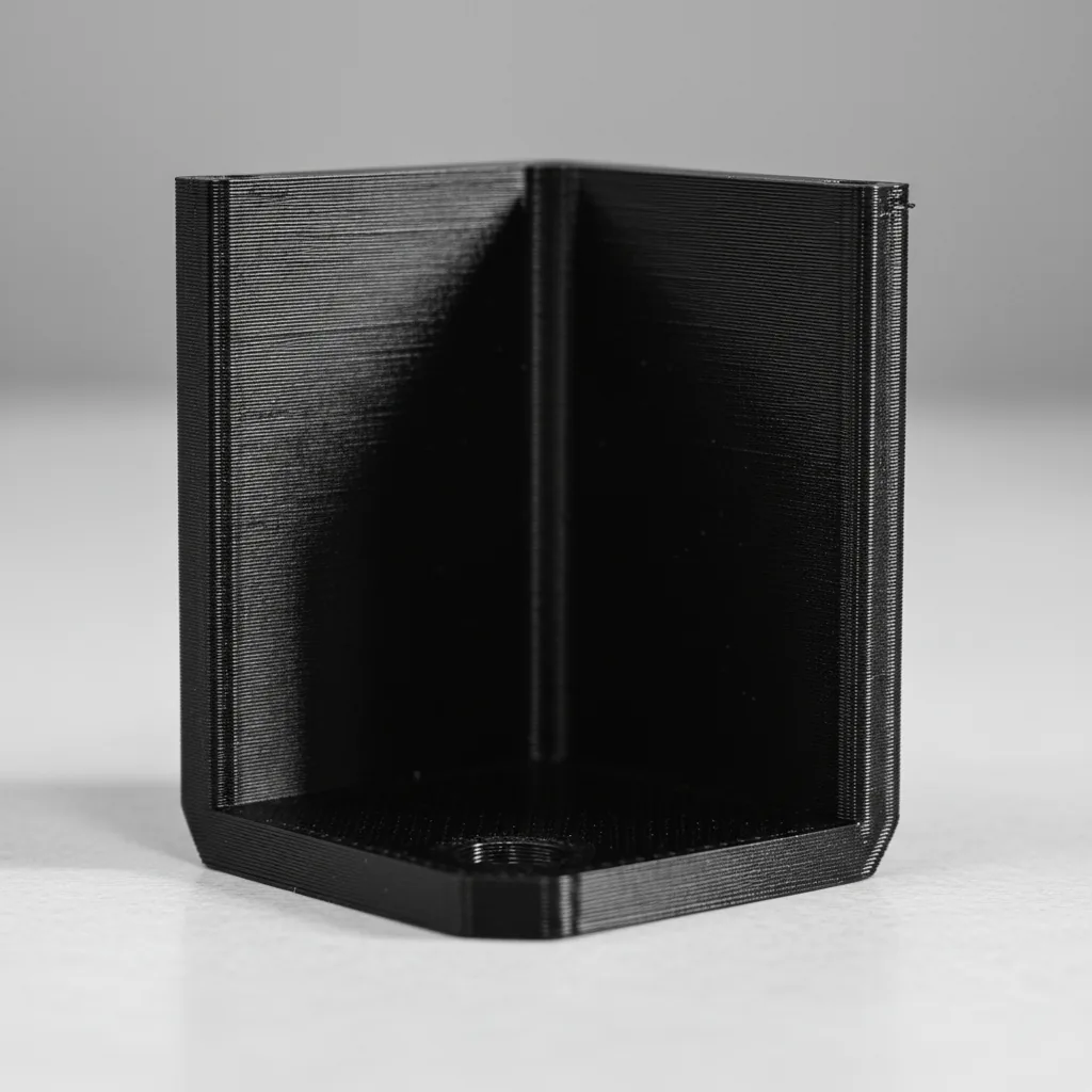 A 3D-printed PETG-rCF stiff functional structural bracket