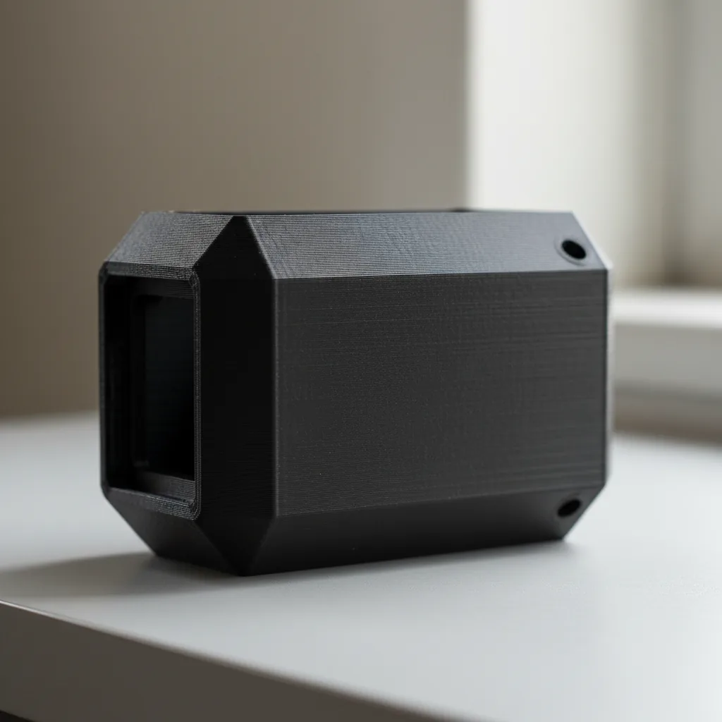 A 3D-printed PETG-rCF robotics structural housing
