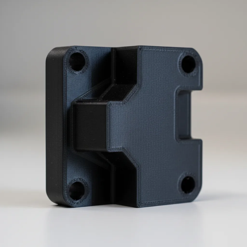 A 3D-printed PPS-CF semiconductor cleanroom tooling fixture