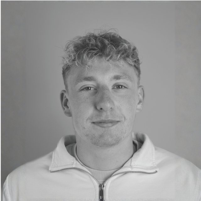 Freddy, co-founder of 3D Printing Express · black-and-white portrait